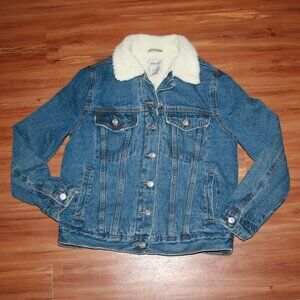 Denim Co. Sherpa Lined Jean Jacket